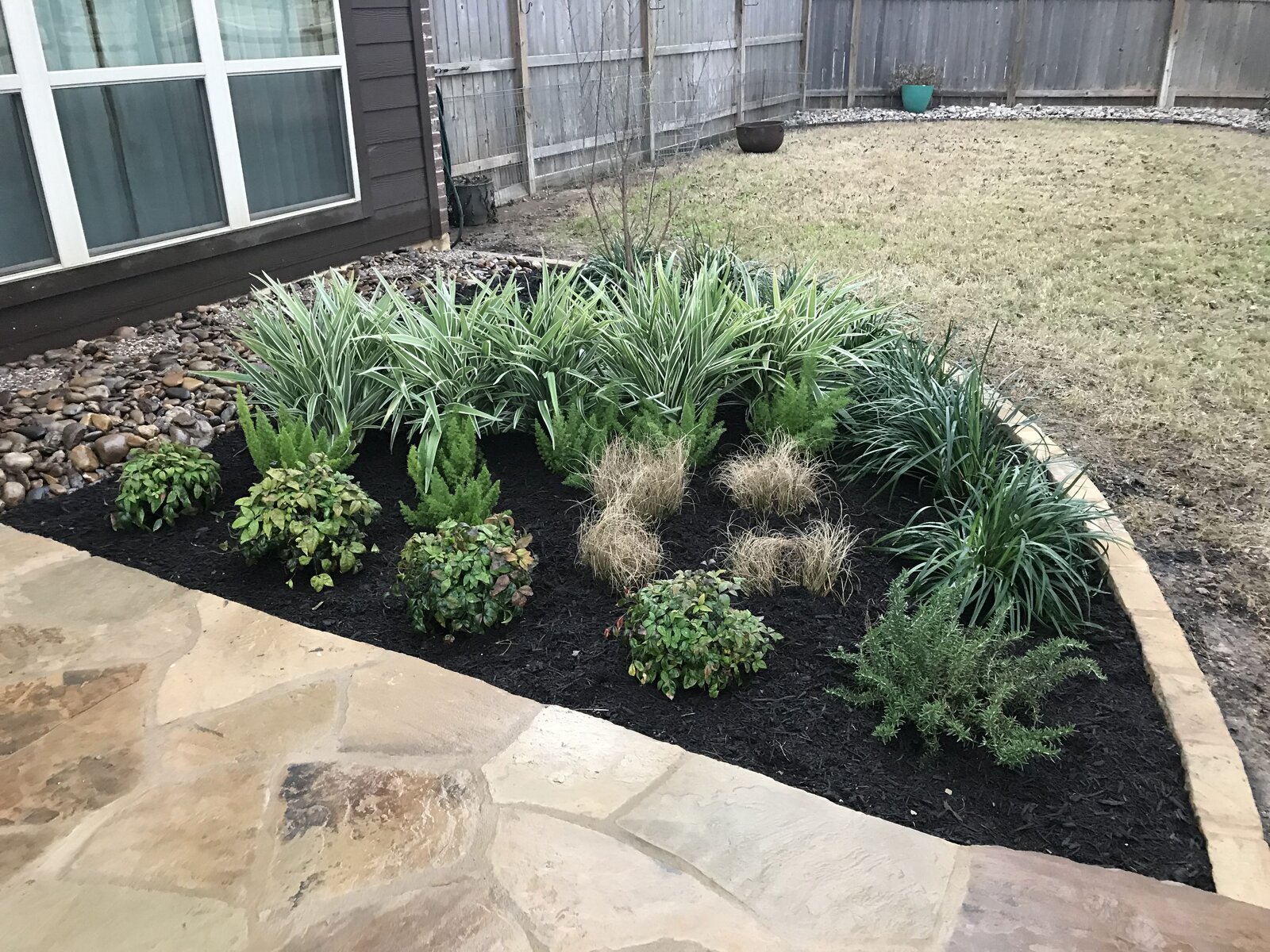 Stone and gravel yard