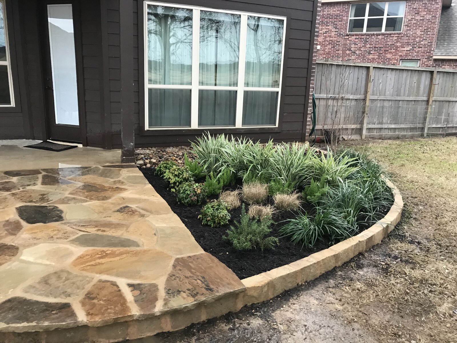 Stone and gravel yard