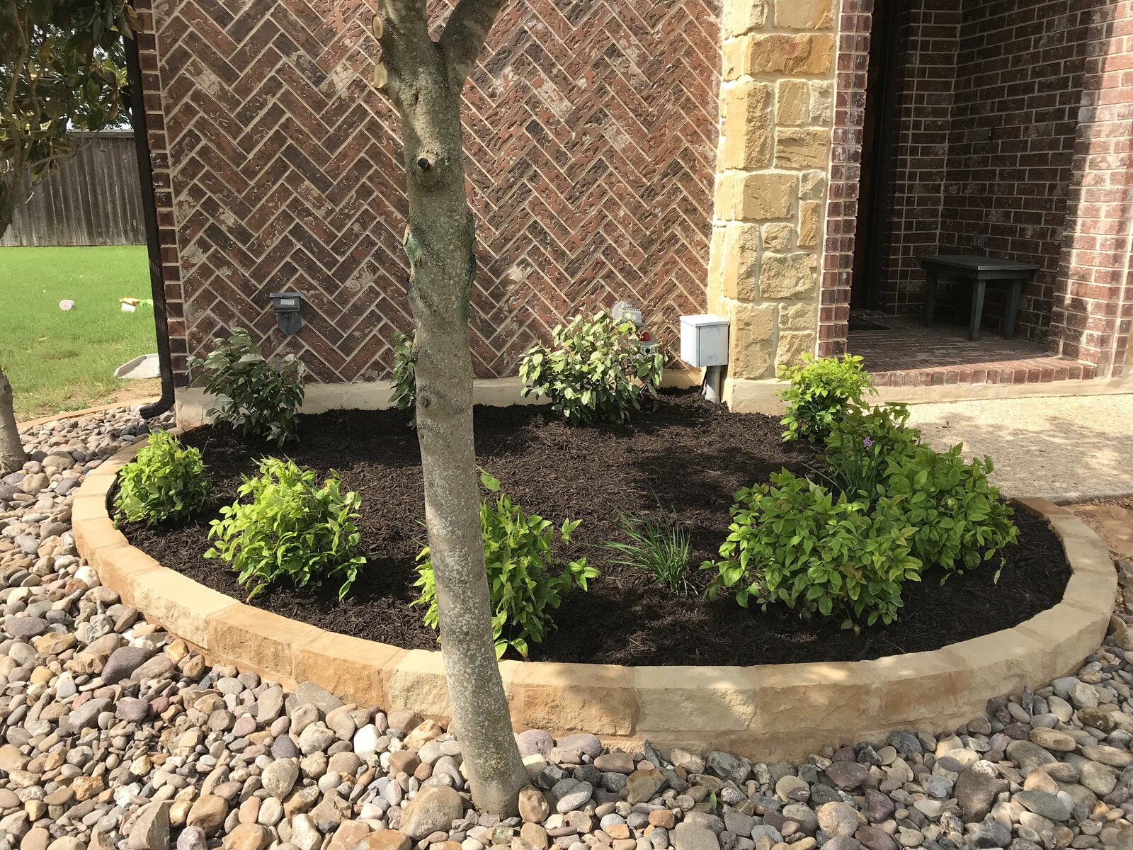 Finished landscape install
