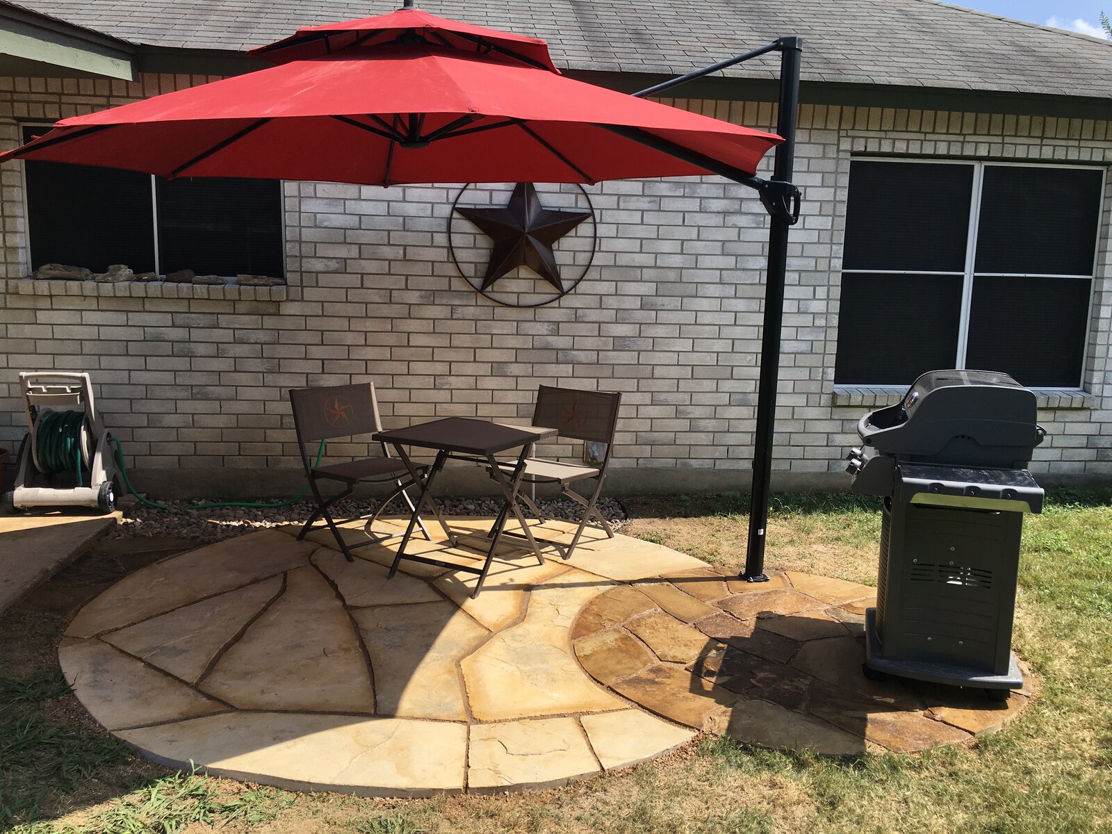 Hill Country landscape job