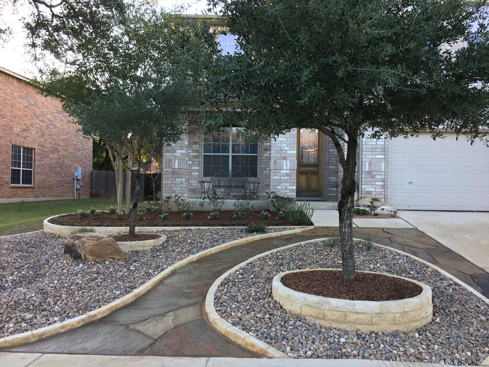 Finished landscaping job
