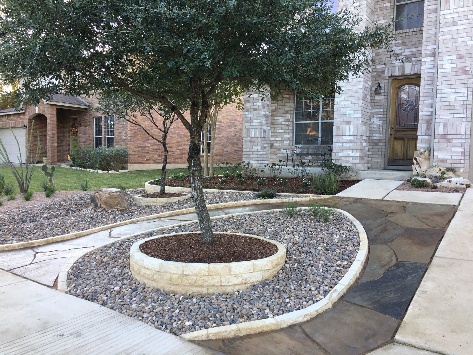 Hill Country landscape job