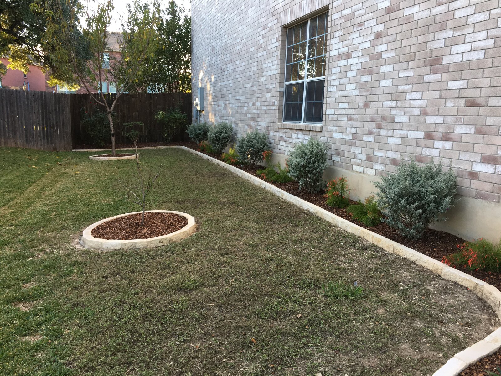 Stone and gravel yard