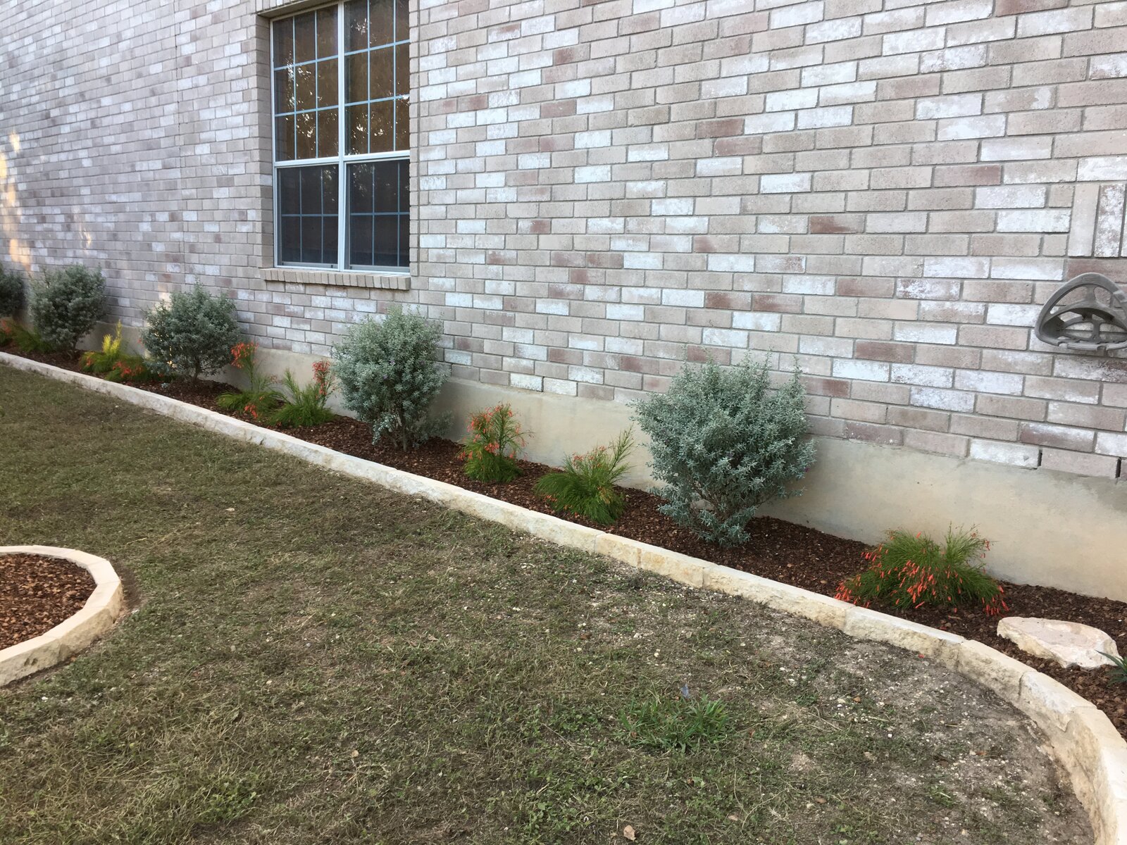 Hill Country landscape job