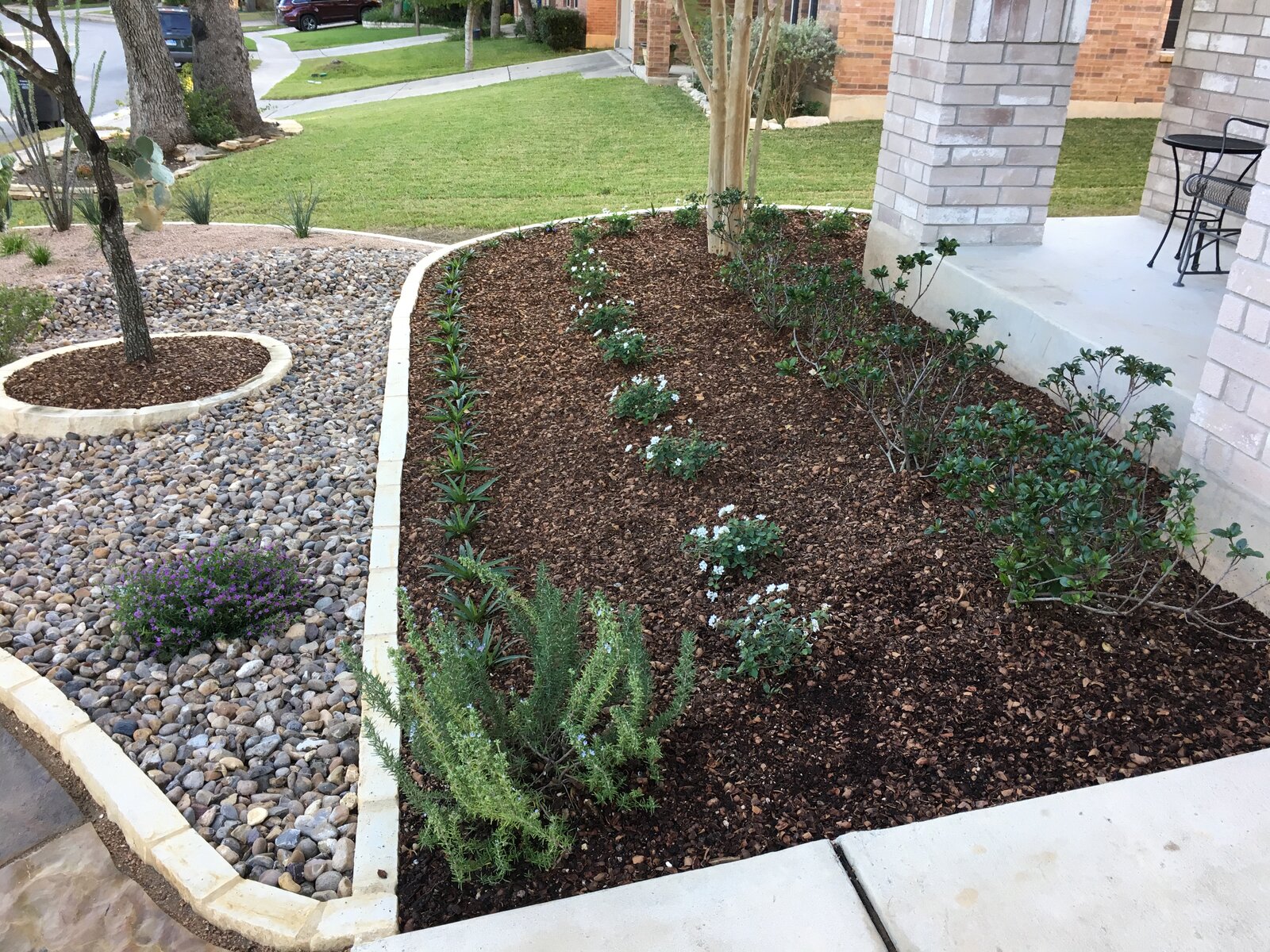 Finished landscape install