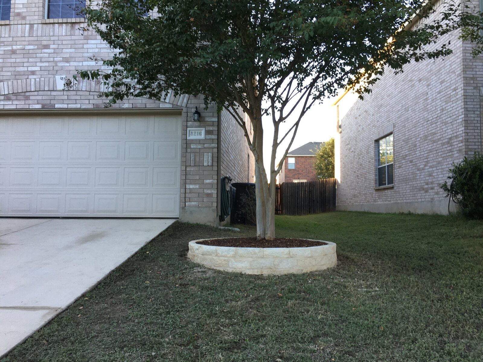Stone and gravel yard