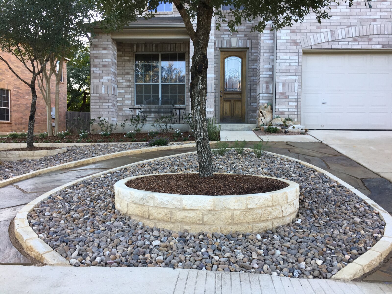 Hill Country landscape job