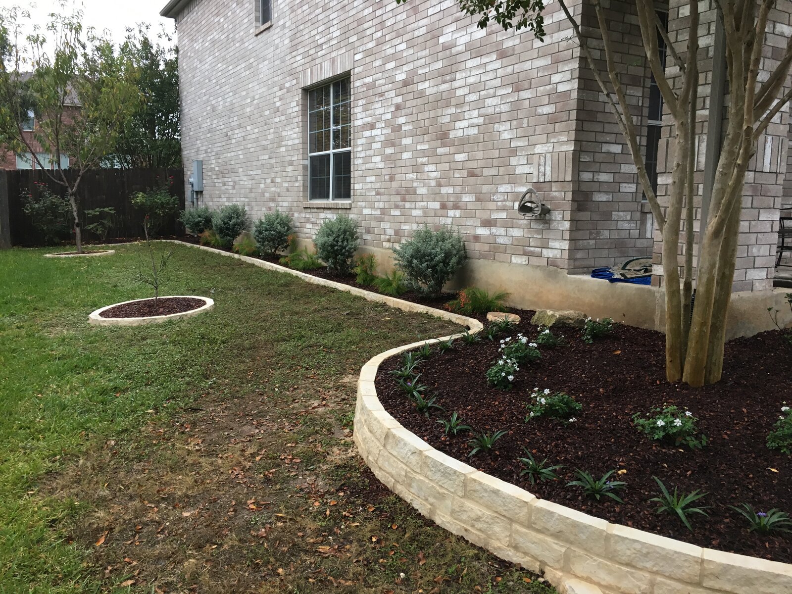 Stone and gravel yard