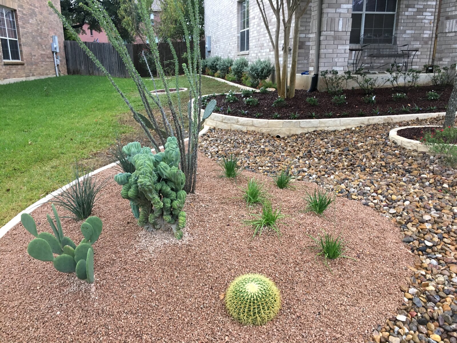 Hill Country landscape job