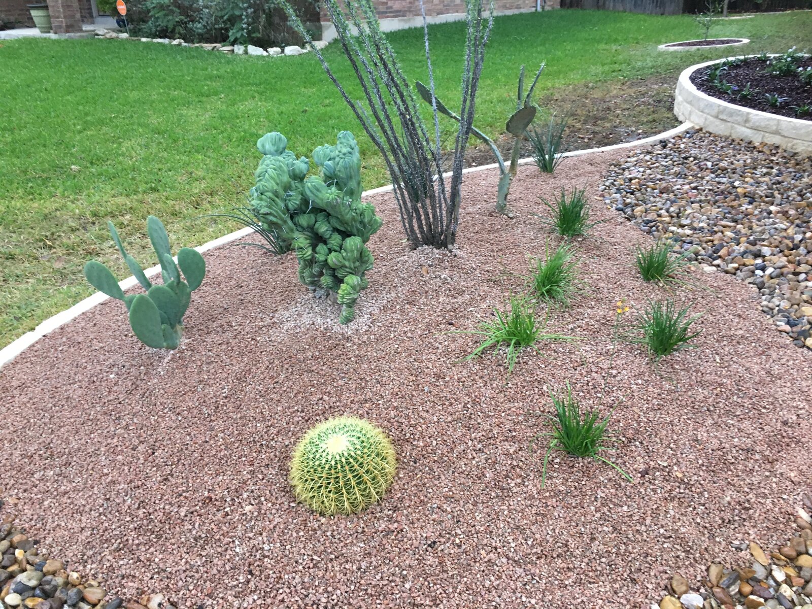 Completed outdoor living space
