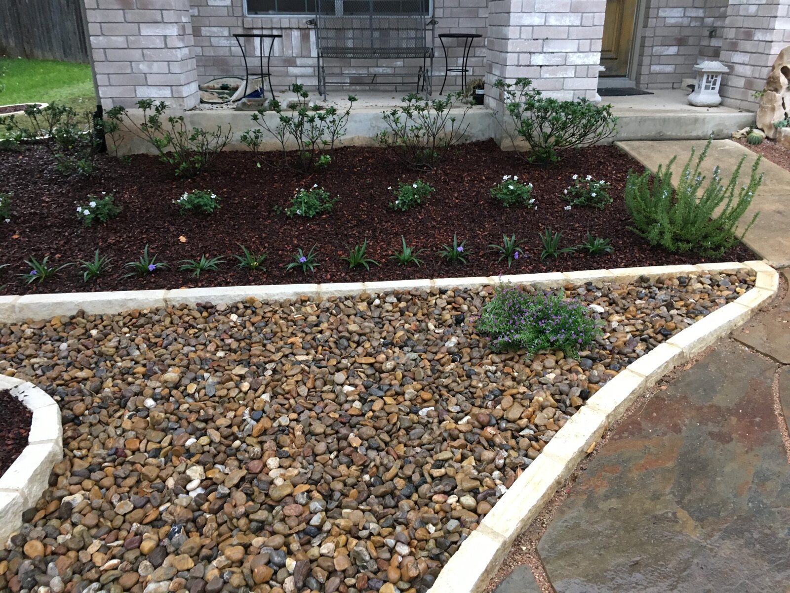 Front yard landscape refresh