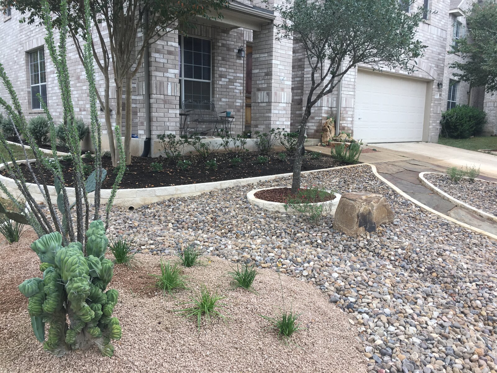 Hill Country landscape job