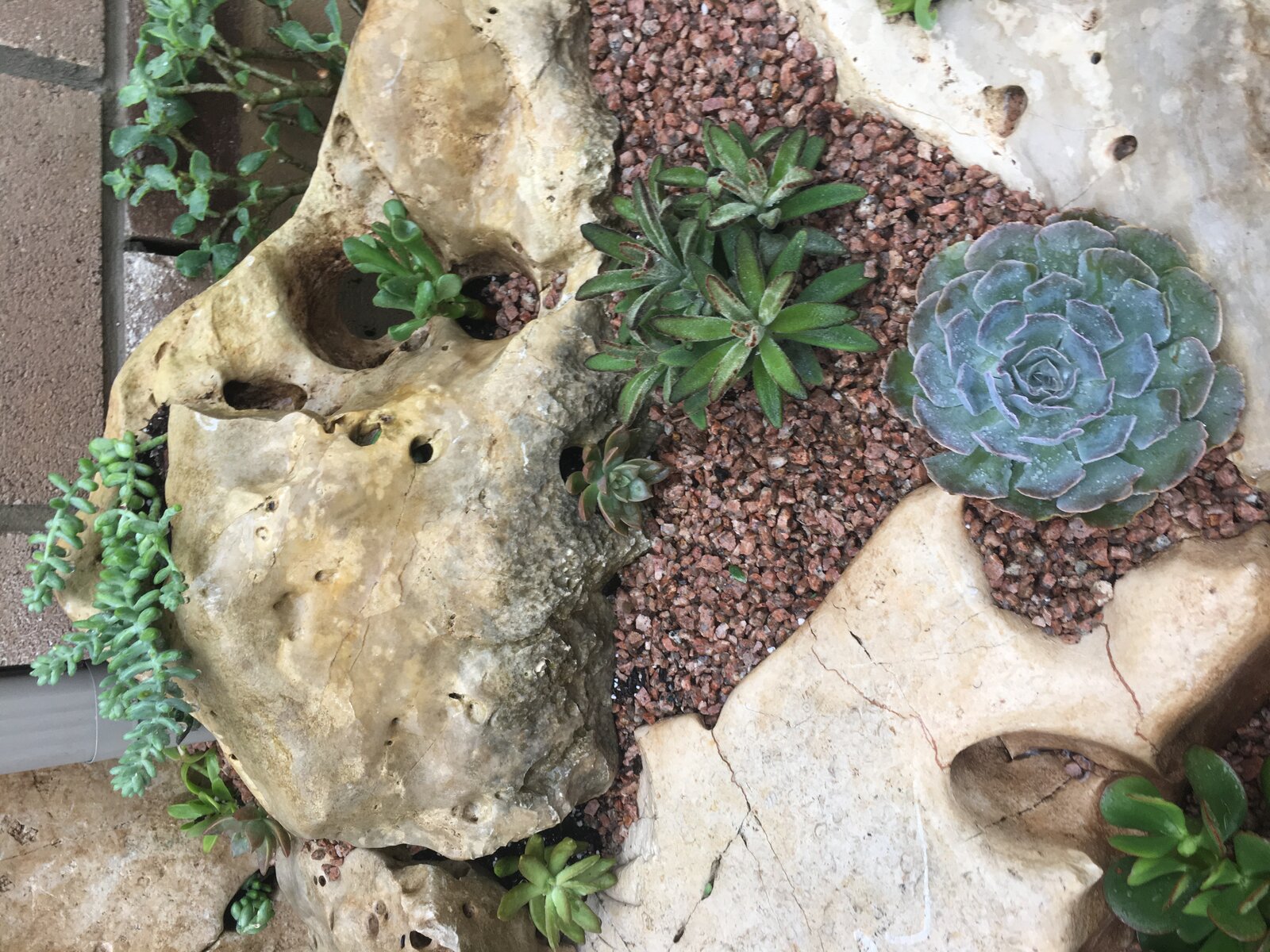 Stone and gravel yard