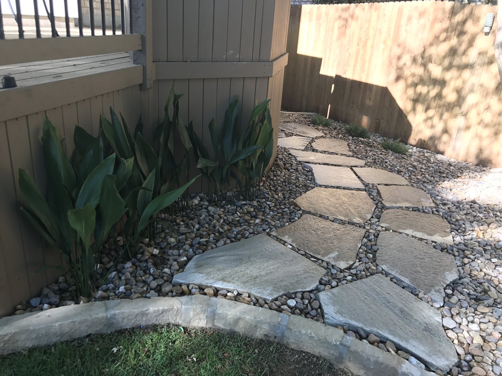 Finished landscape install