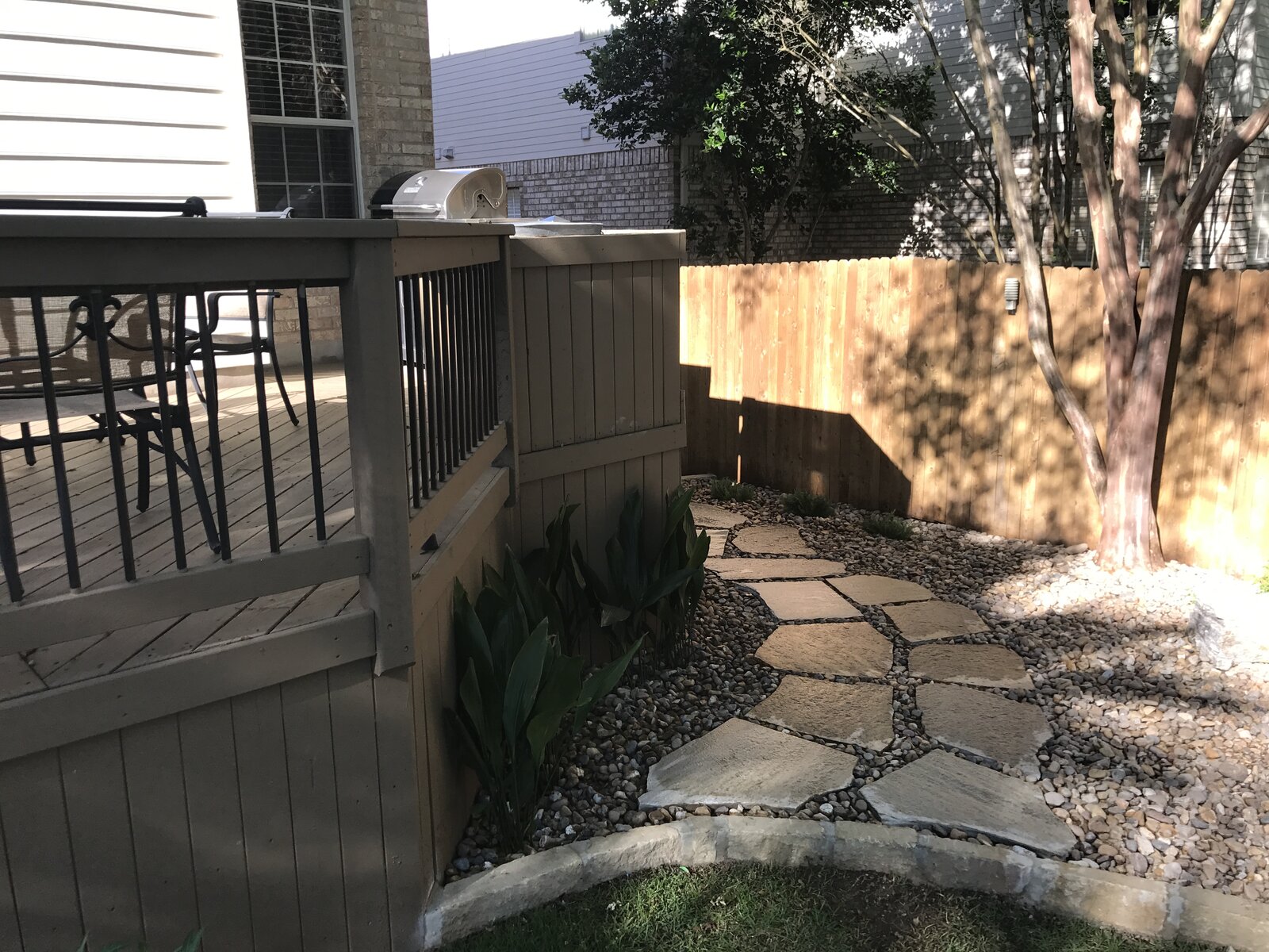 Stone and gravel yard