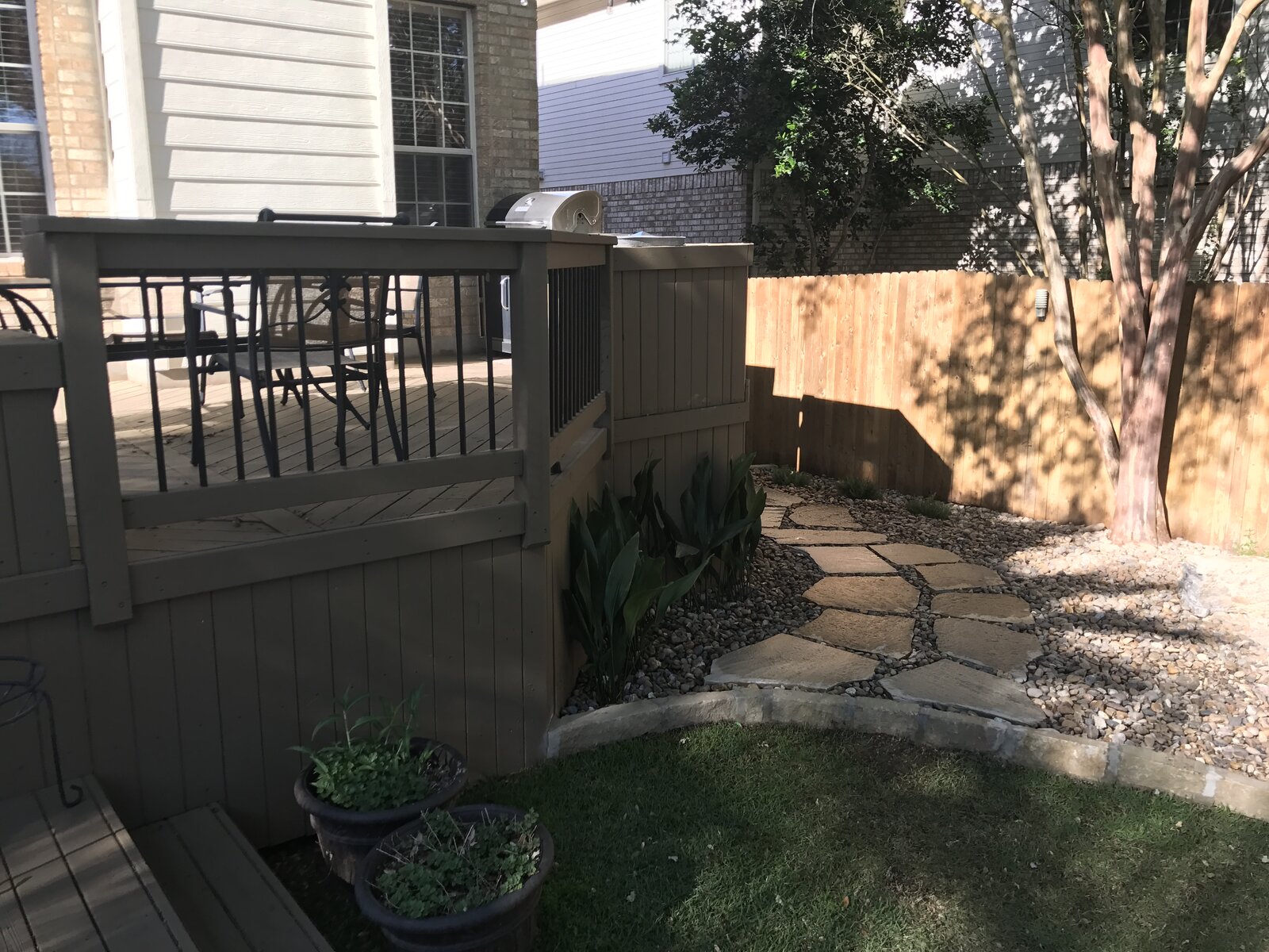 Hill Country landscape job