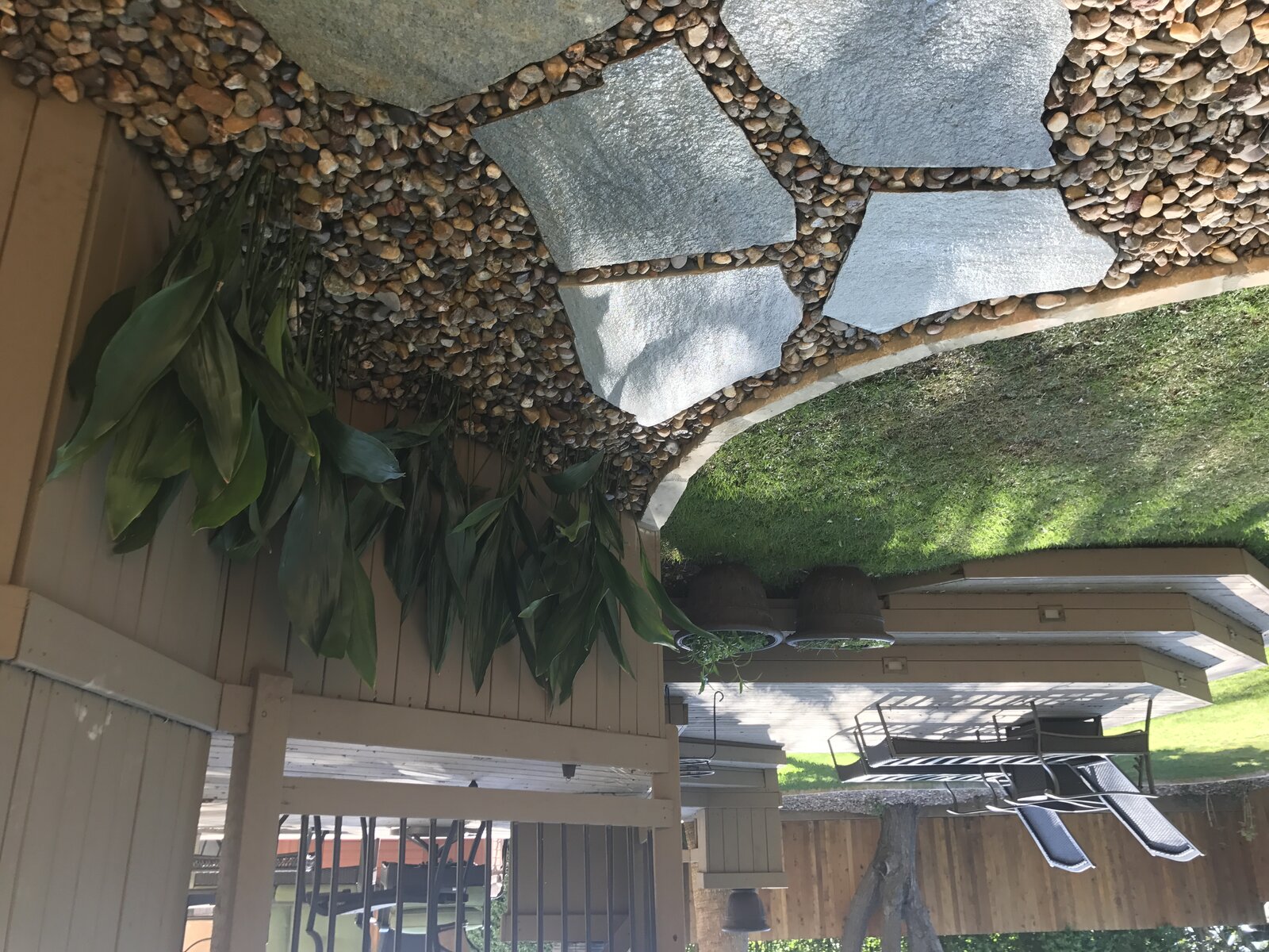 Completed outdoor living space