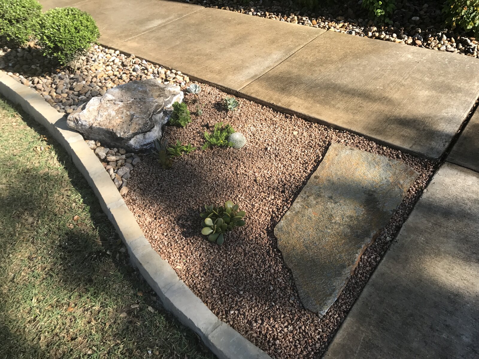 Front yard landscape refresh