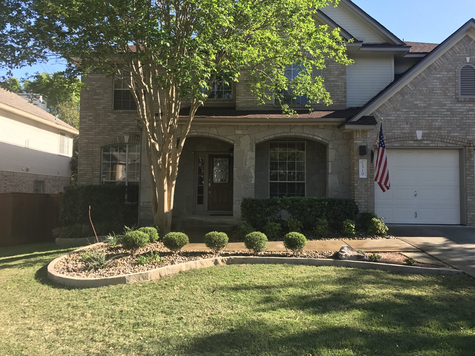 Finished landscape install