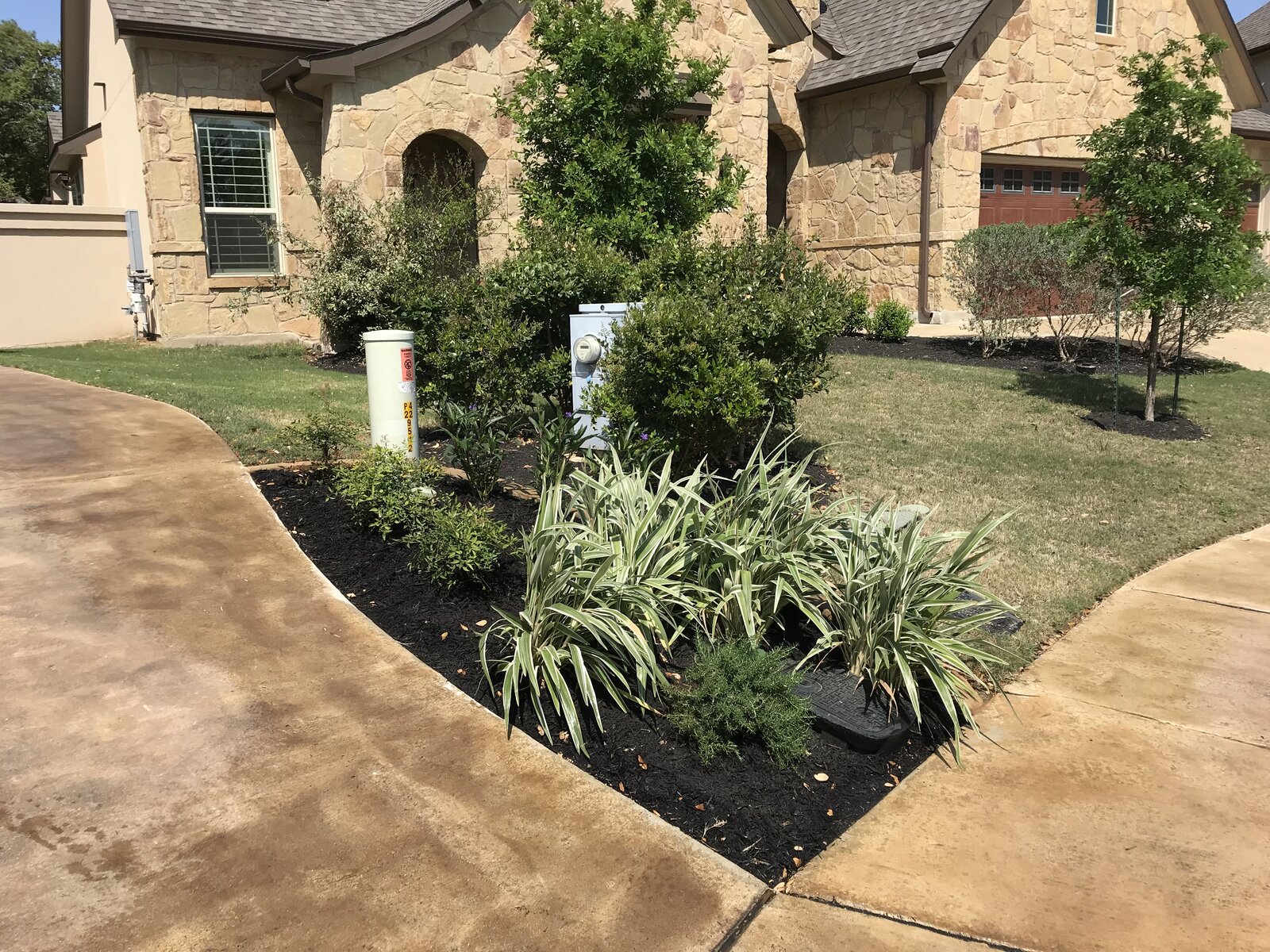 Stone and gravel yard