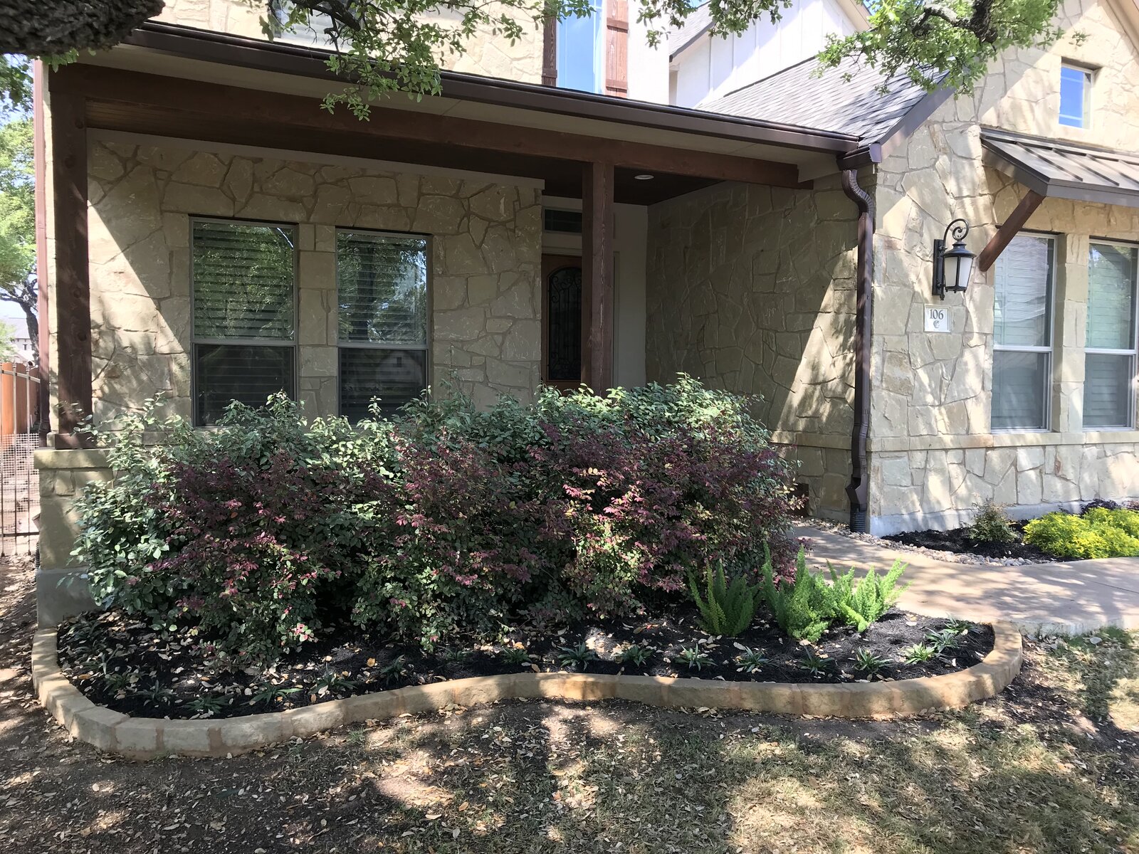 Front yard landscape refresh