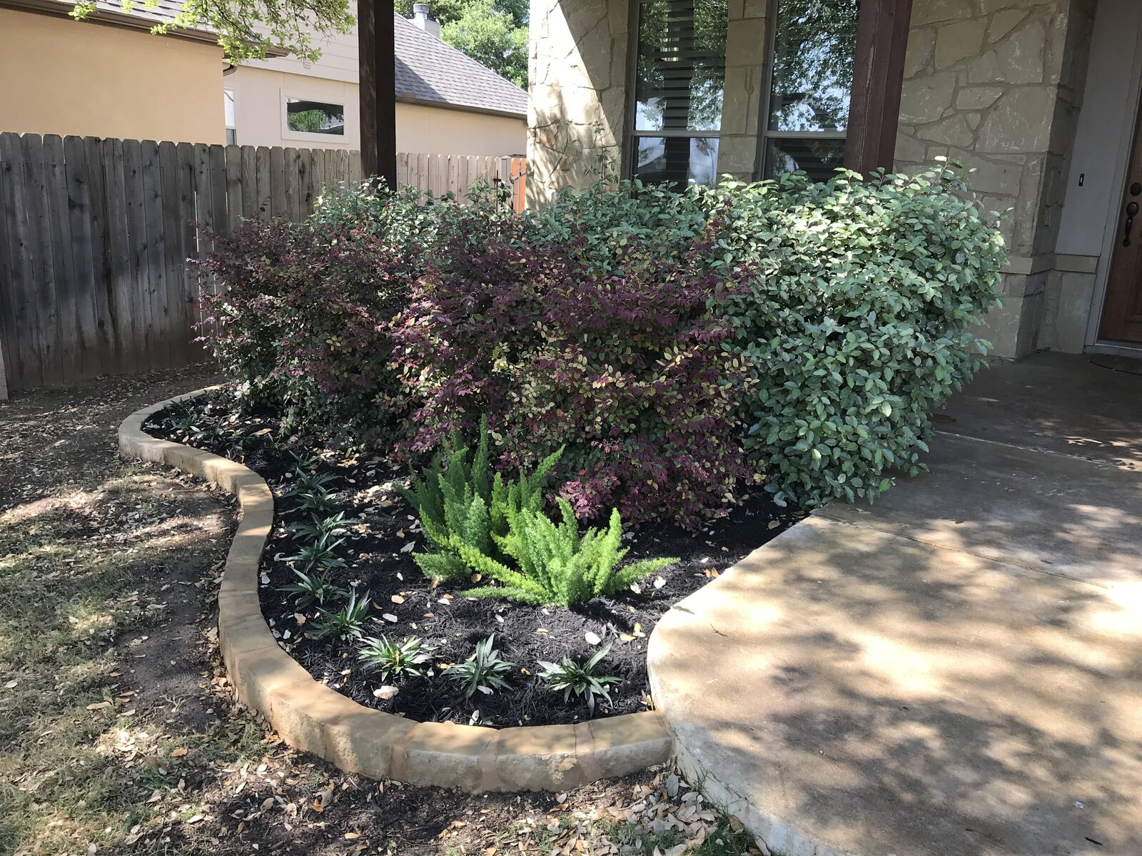 Front yard landscape refresh