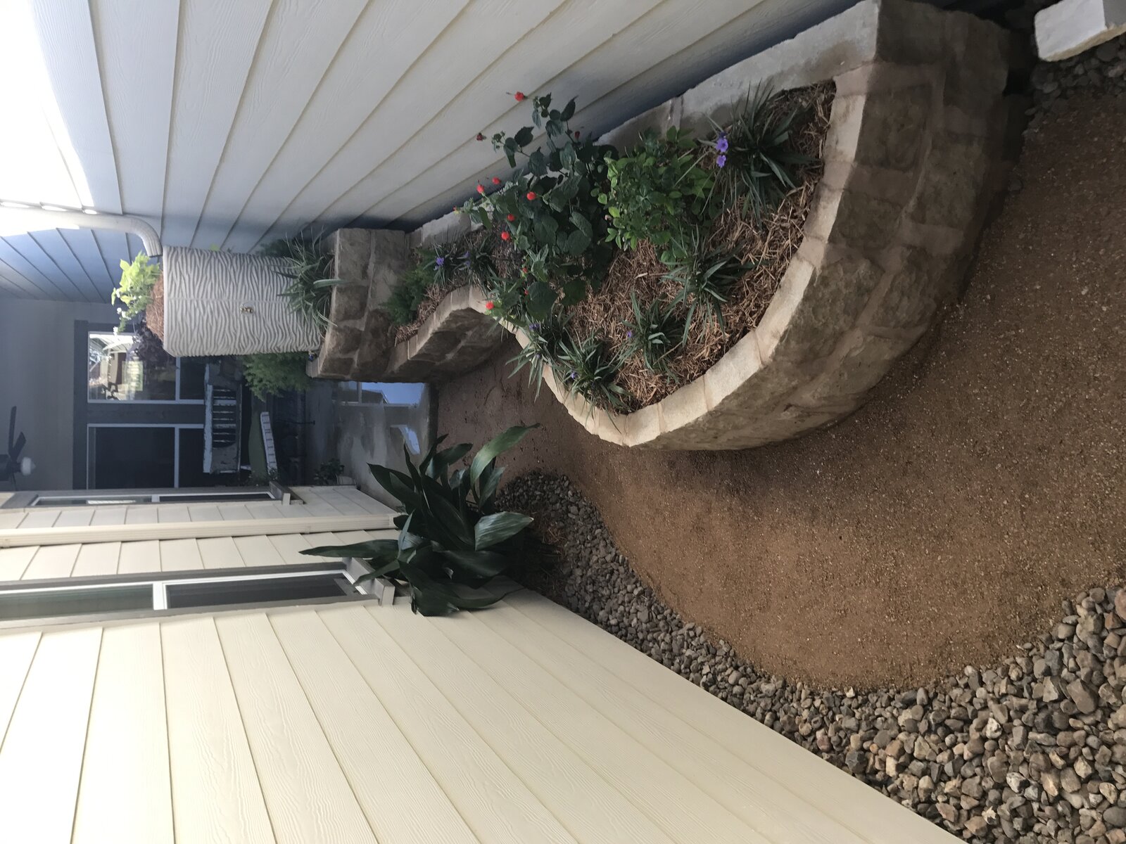 Stone and gravel yard