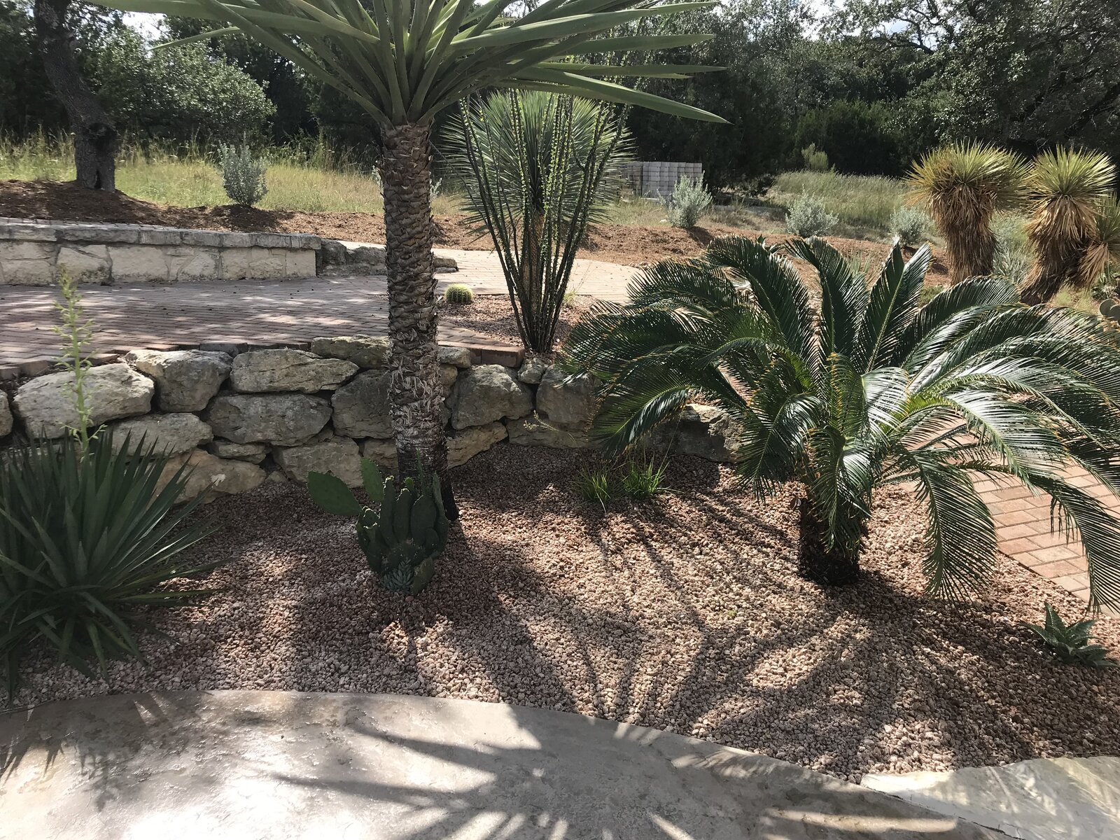 Stone and gravel yard