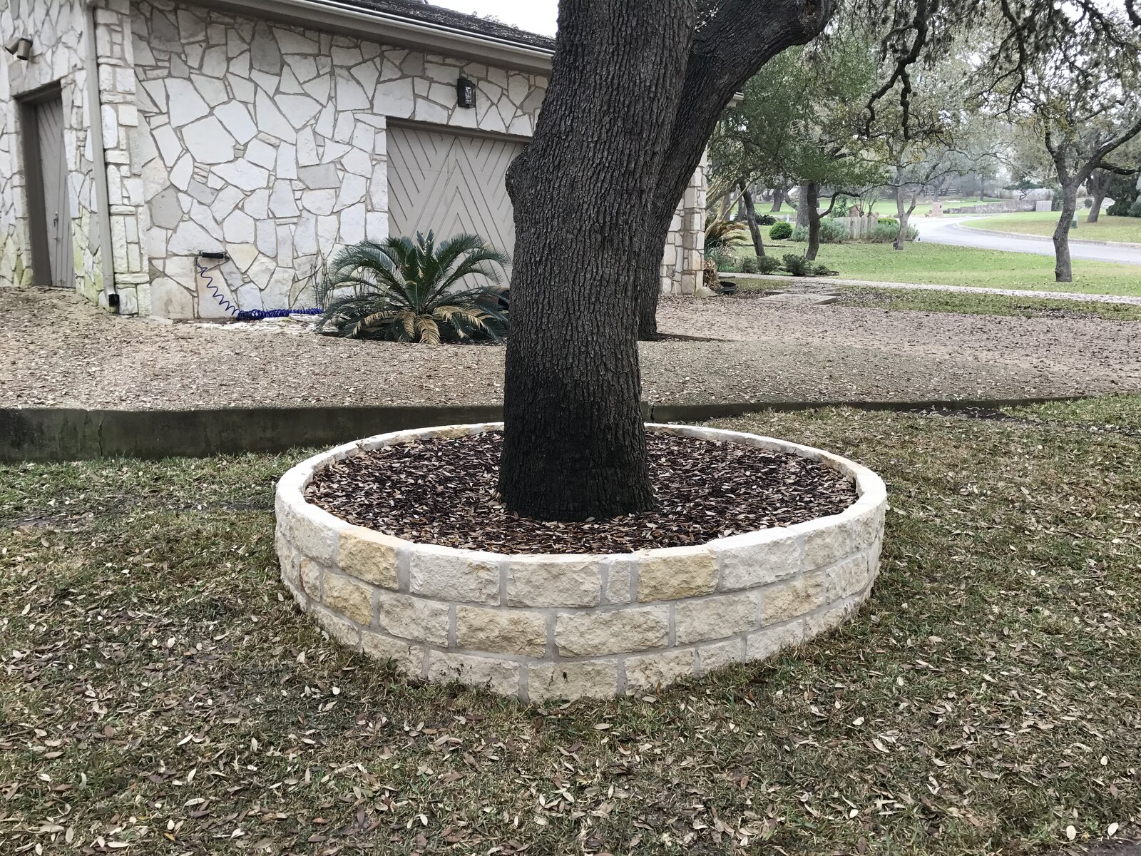 Finished landscaping job