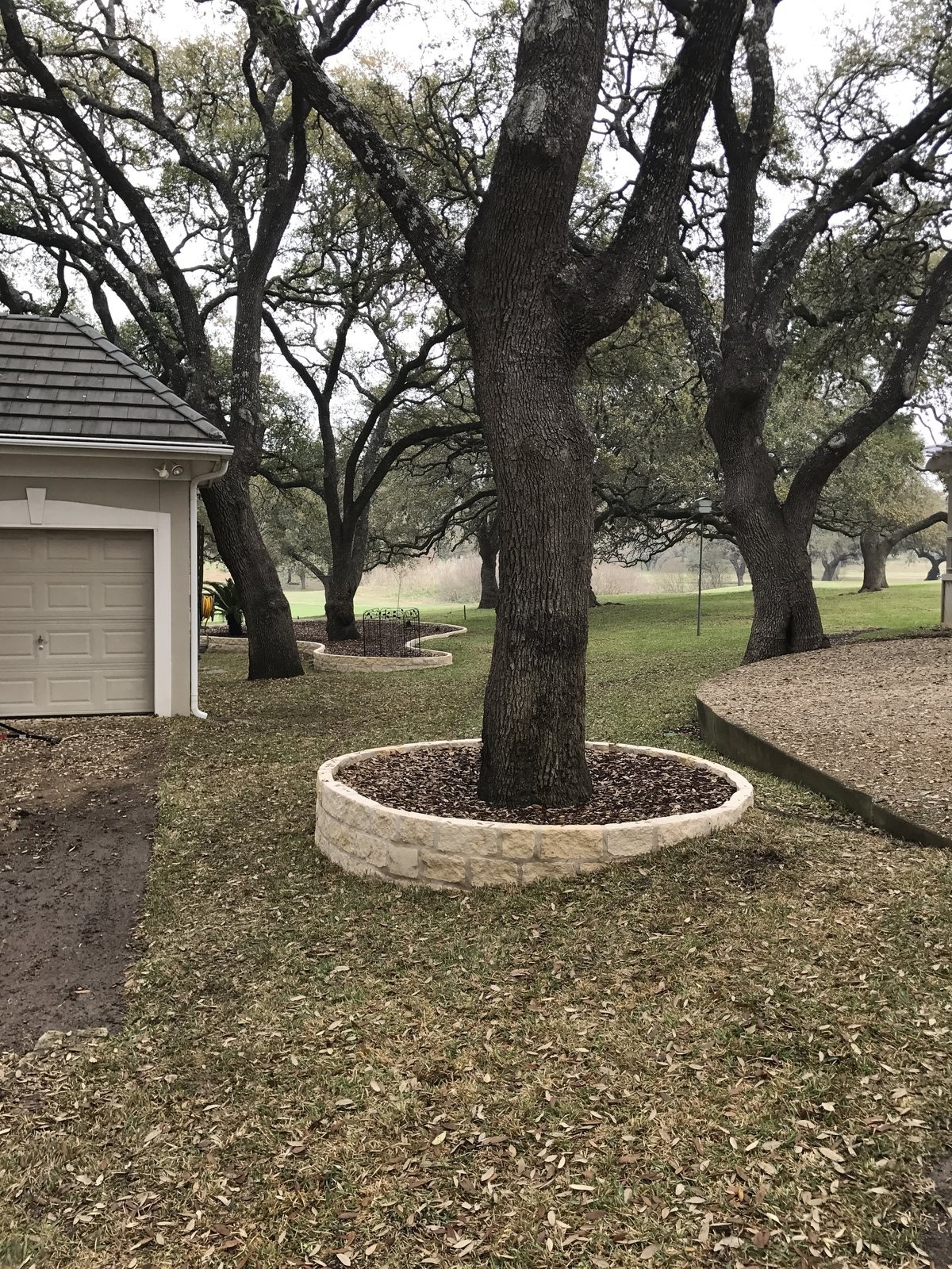 Hill Country landscape job