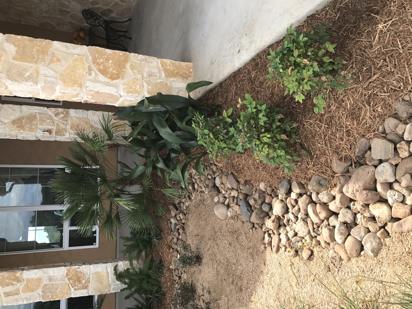 Stone and gravel yard