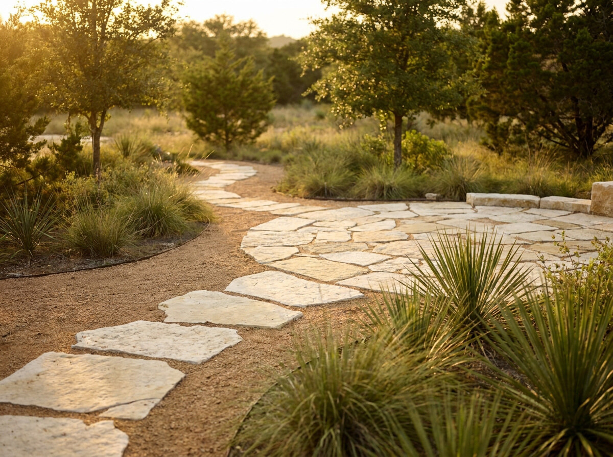 Flagstone Patios & Walkways — Texas Tough Landscapes
